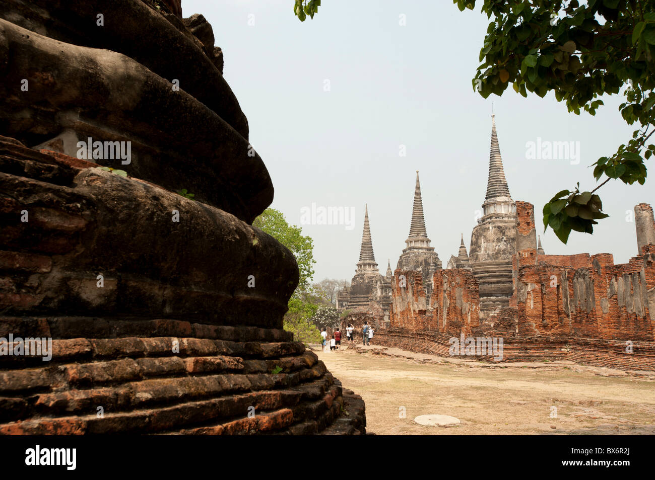 Wat Phra Si Sanphet, Ayutthaya, UNESCO World Heritage Site, Provinz Ayutthaya, Thailand, Südostasien, Asien Stockfoto