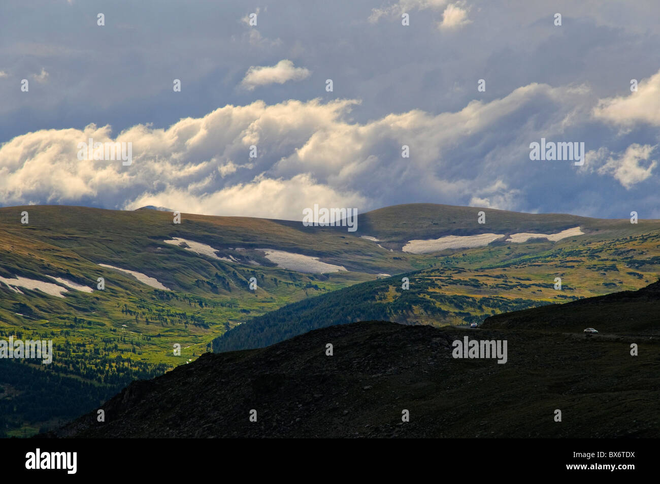 Tundra, Trail Ridge Road, Rocky Mountain Nationalpark, Estes Park, Colorado, USA Stockfoto
