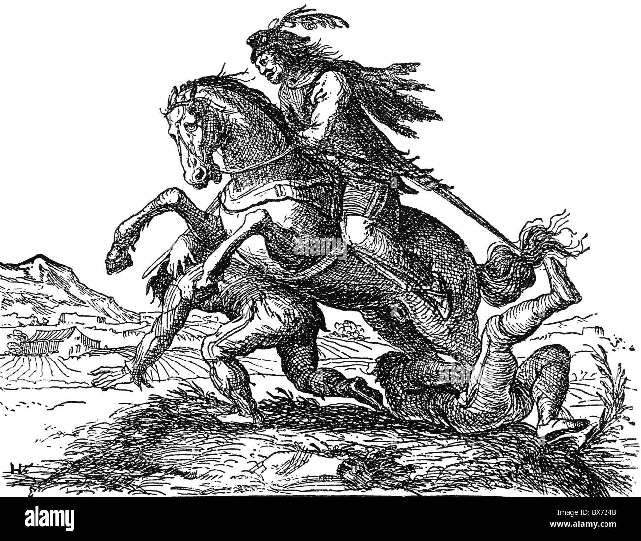 Veranstaltungen, dreißig Jahre Krieg 1618 - 1648, Artist's Urheberrecht nicht gelöscht werden Stockfoto