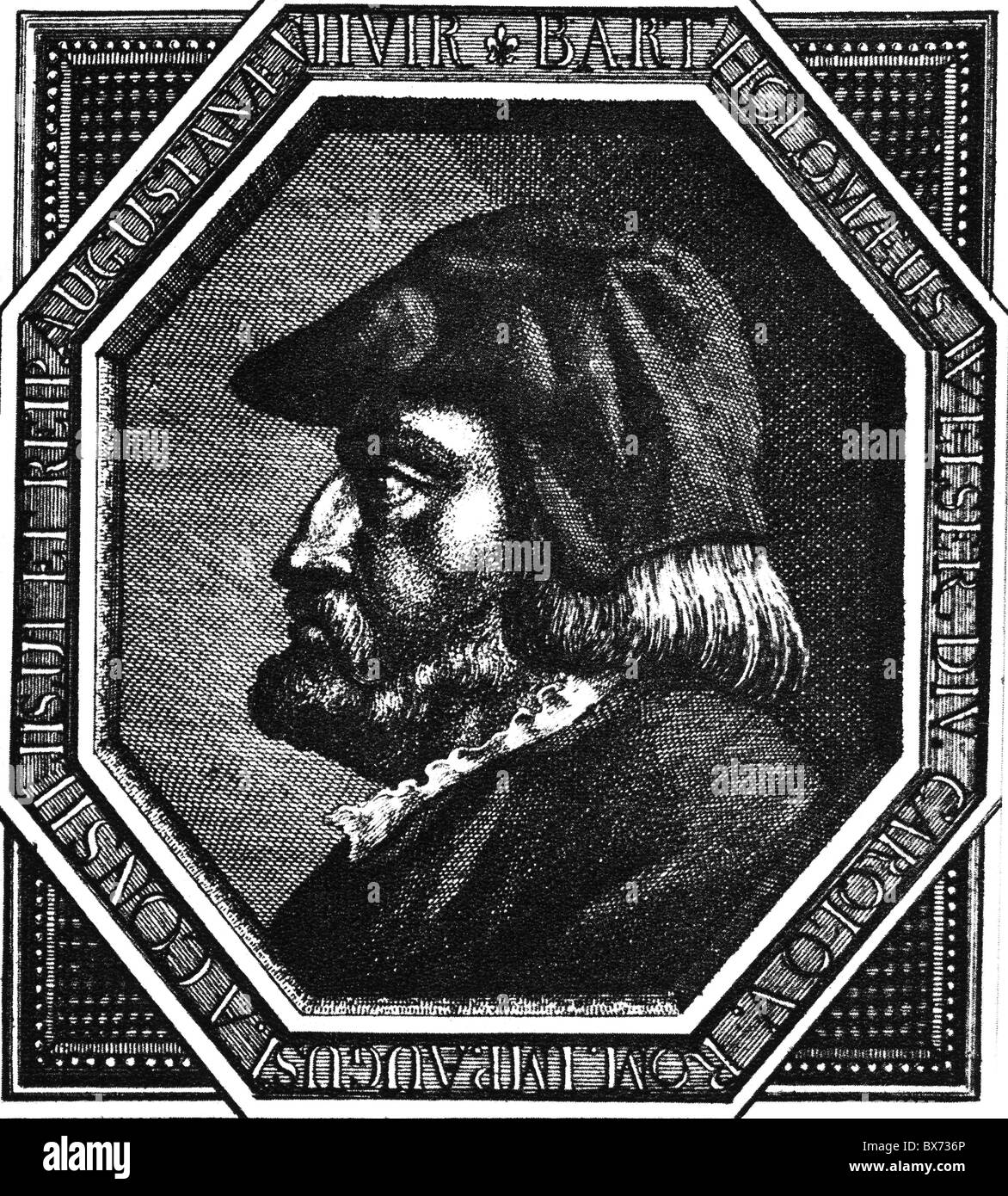 Welser, Bartholomaeus V der Ältere, 25.6.1484 - 28.3.1561, deutscher Kaufmann, Porträt, Kupferstich von Georg Christoph Eimmart, 17. Jahrhundert, Artist's Urheberrecht nicht gelöscht werden Stockfoto