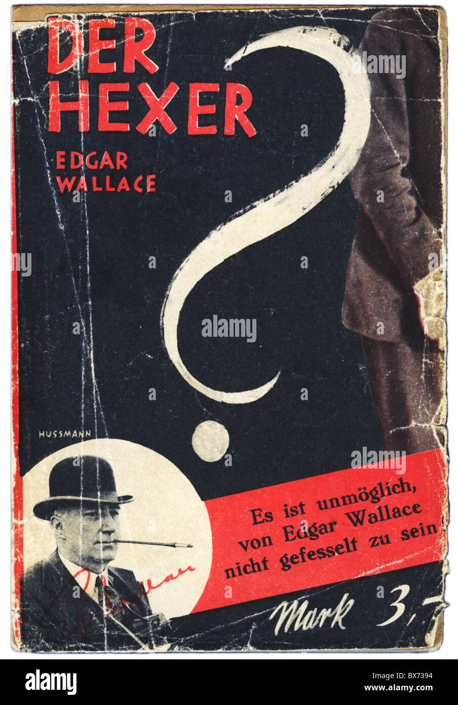 Bücher, Edgar Wallace: 'Der Ringer' (1926), deutsche Ausgabe, Verlag Wilhelm Goldmann, Leipzig, 1926, zusätzliche-Rights-Clearences-not available Stockfoto