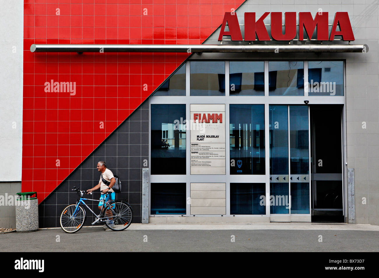 Akuma, Logo, Gebäude Stockfoto