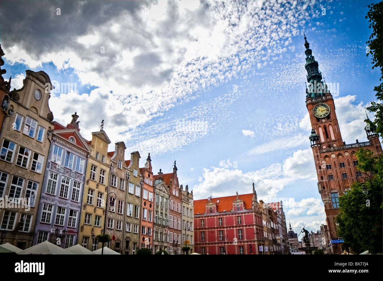 Rathaus, die Altstadt von Danzig, Polen Stockfoto