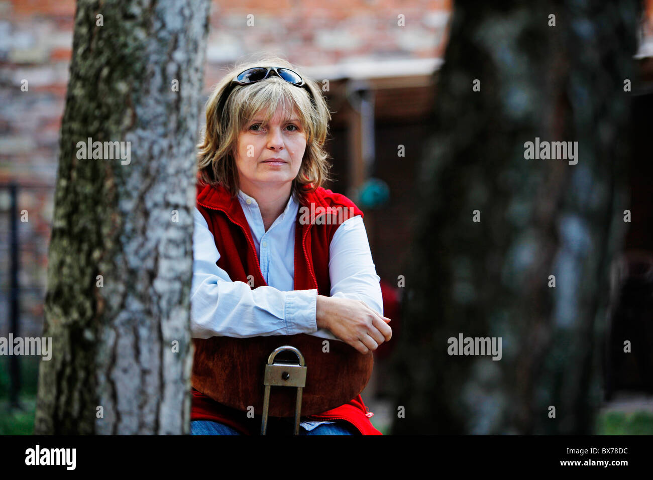 Petra Prochazkova, Schriftsteller, Journalist, humanitäre Arbeiter Stockfoto