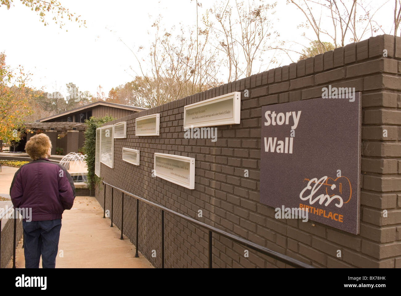 Elvis Presley Birthplace Museum und Kapelle Tupelo Mississippi USA Stockfoto