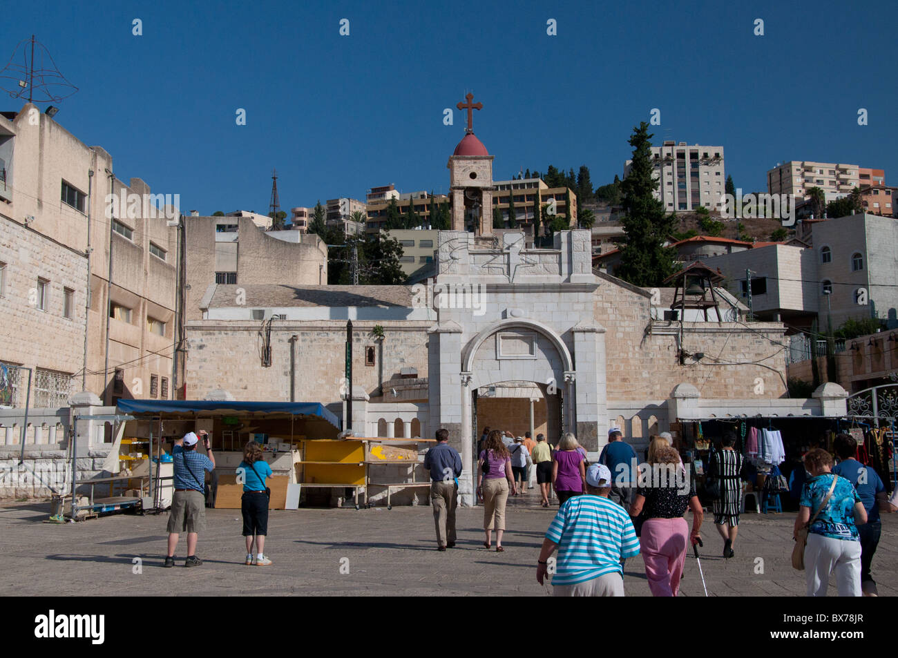 Kirche von St. Gabriel in Nazareth. Stockfoto