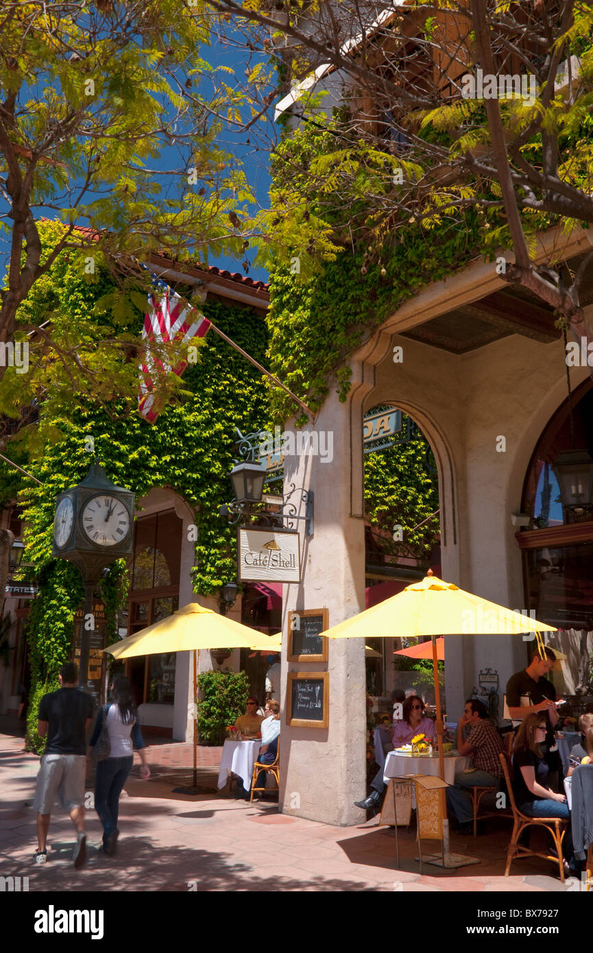State Street, Santa Barbara, California, Vereinigte Staaten von Amerika, Nordamerika Stockfoto