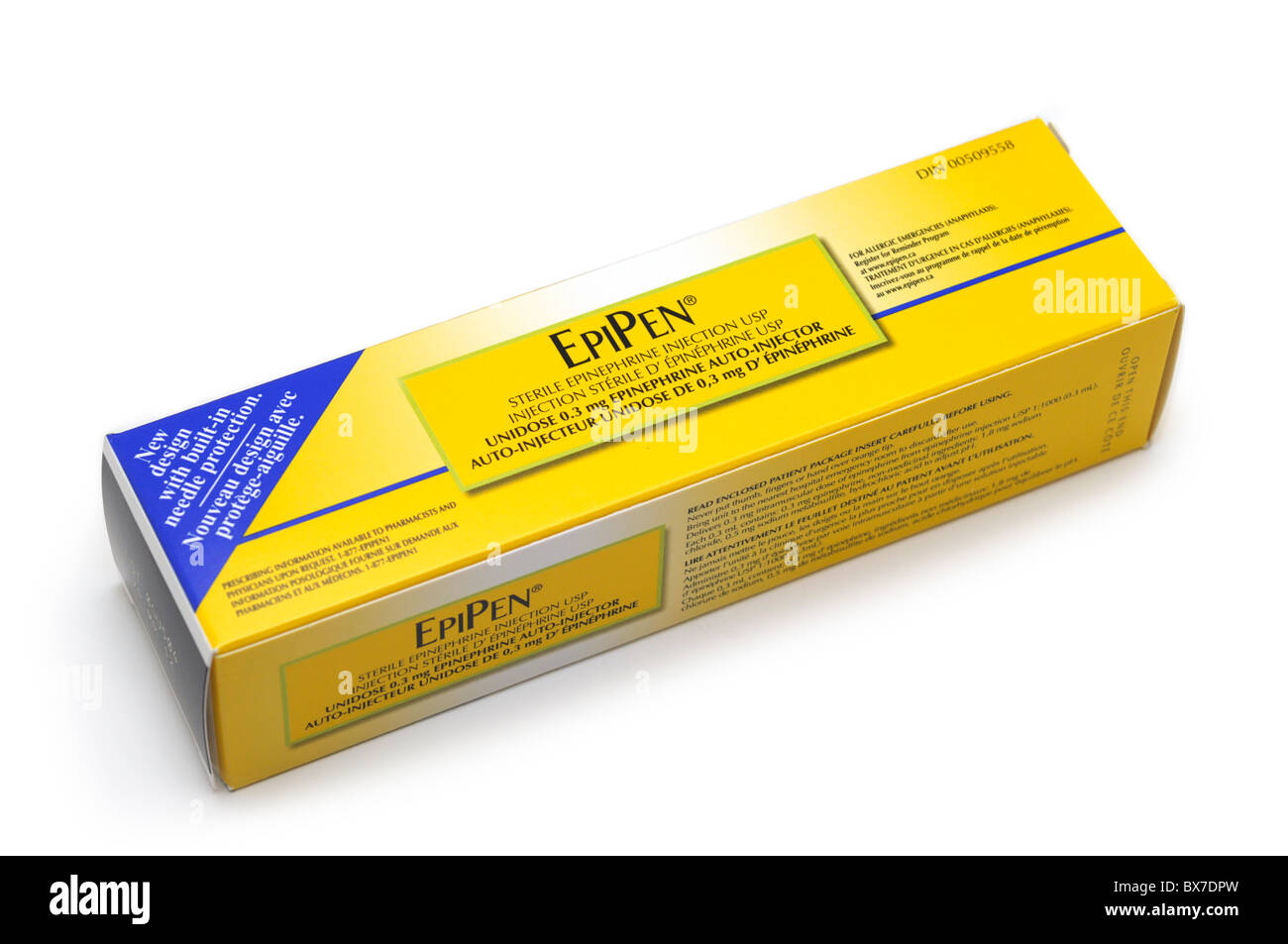 EpiPen / Epinephrine Einspritzung, Auto-Injektor Stockfoto