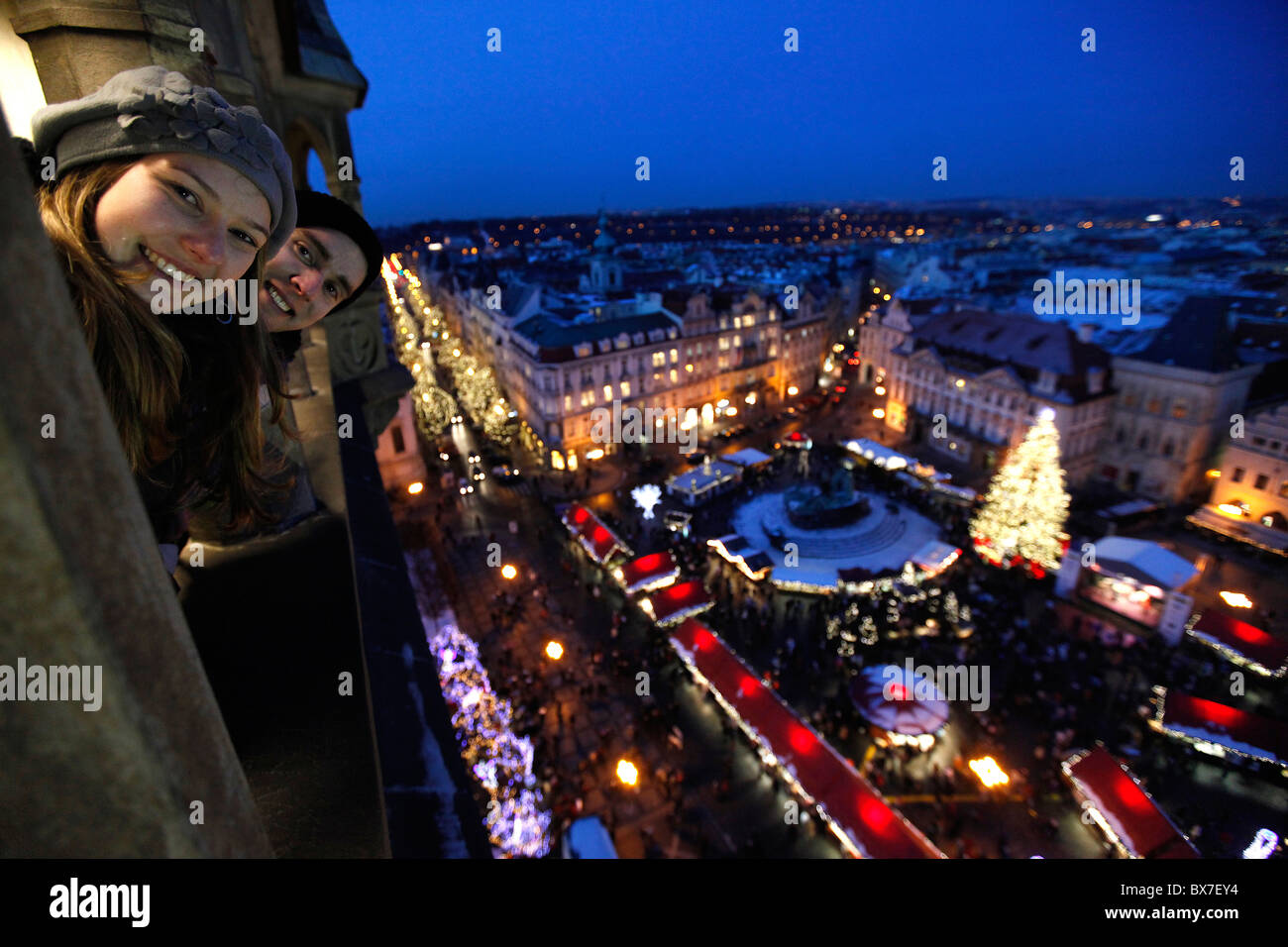 Weihnachtsmarkt, Altstädter Ring Stockfoto