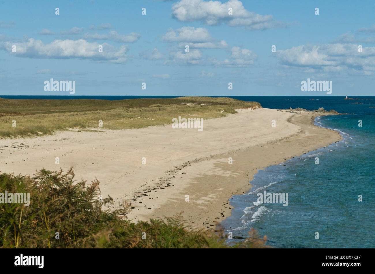 dh Herm Insel HERM GUERNSEY Sandstrand Shell Stockfoto