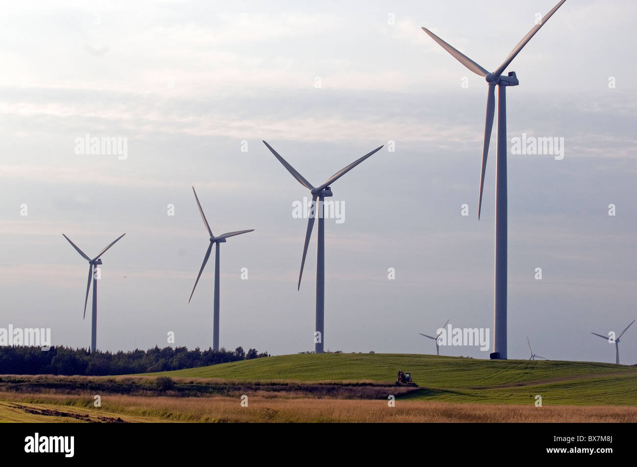 Windpark in Upper State New York Stockfoto