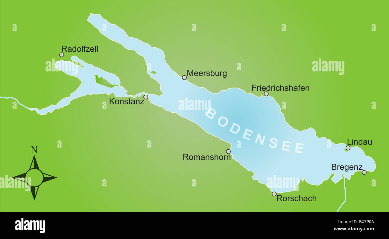 wie hoch liegt der bodensee
