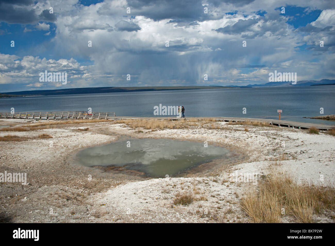Yellowstone Lake Stockfoto
