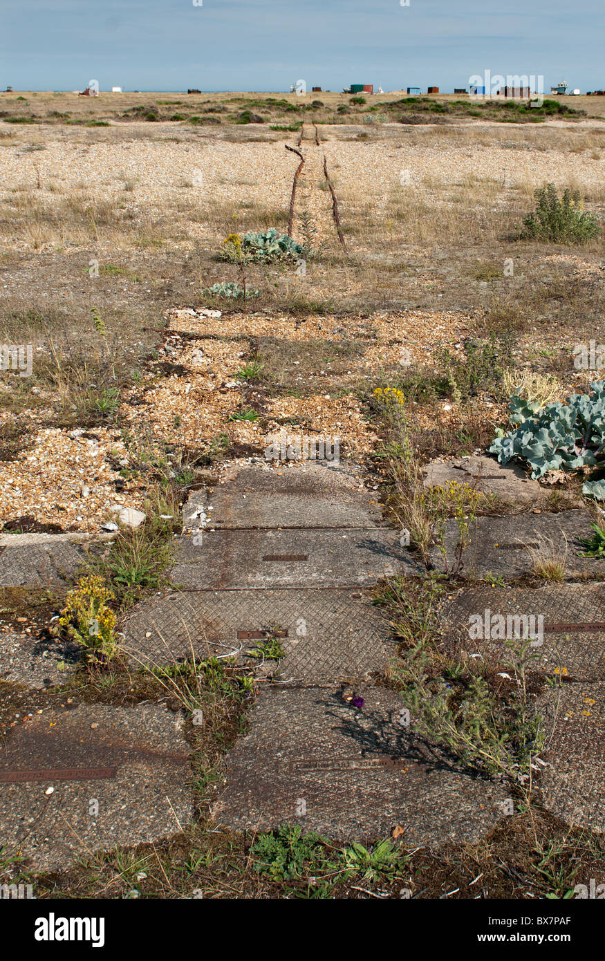 Fischerei-Industrie Detritus, Dungeness Romney Marsh Stockfoto