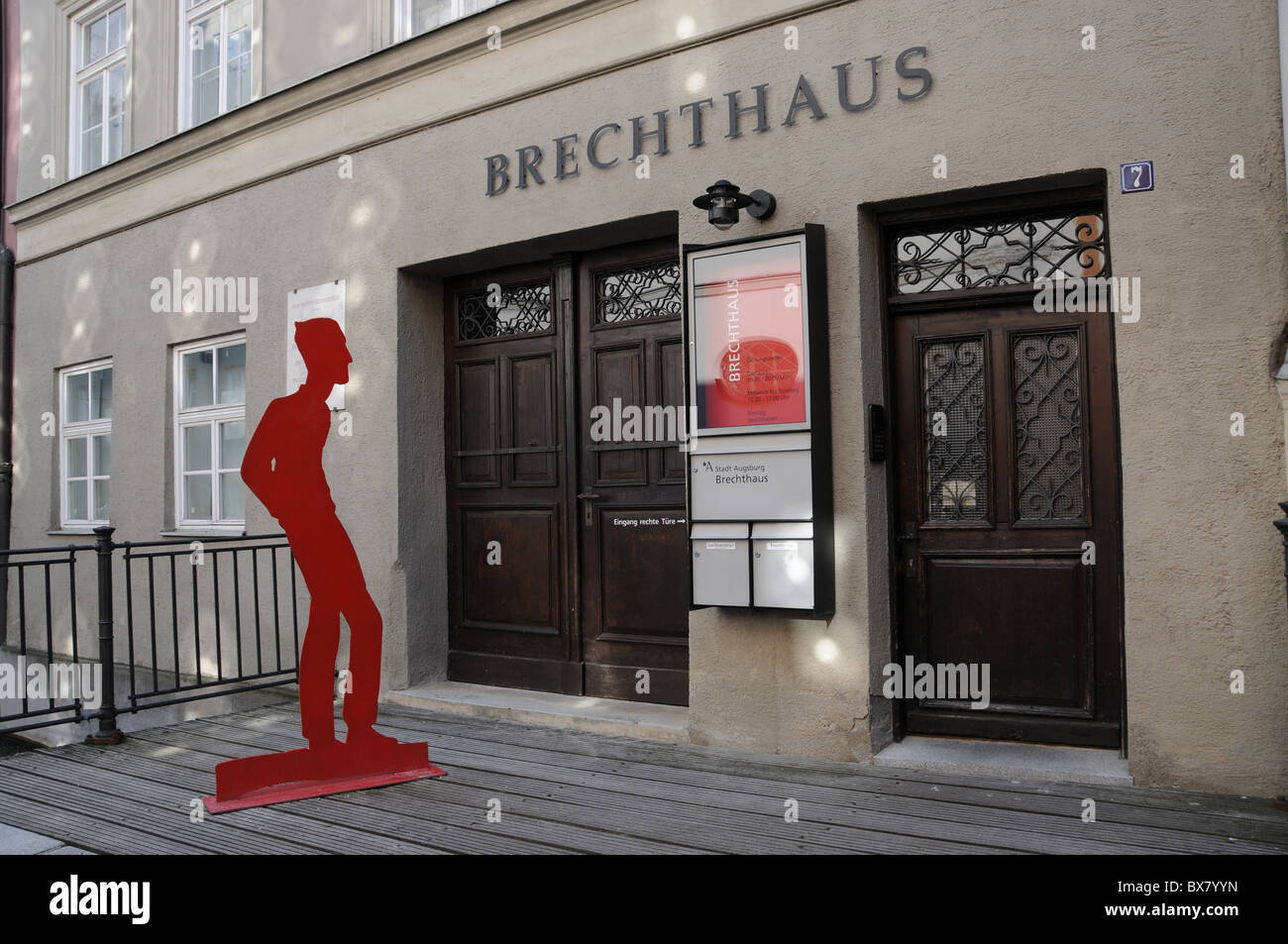 Berthold Brecht-Haus in Augsburg Stockfoto