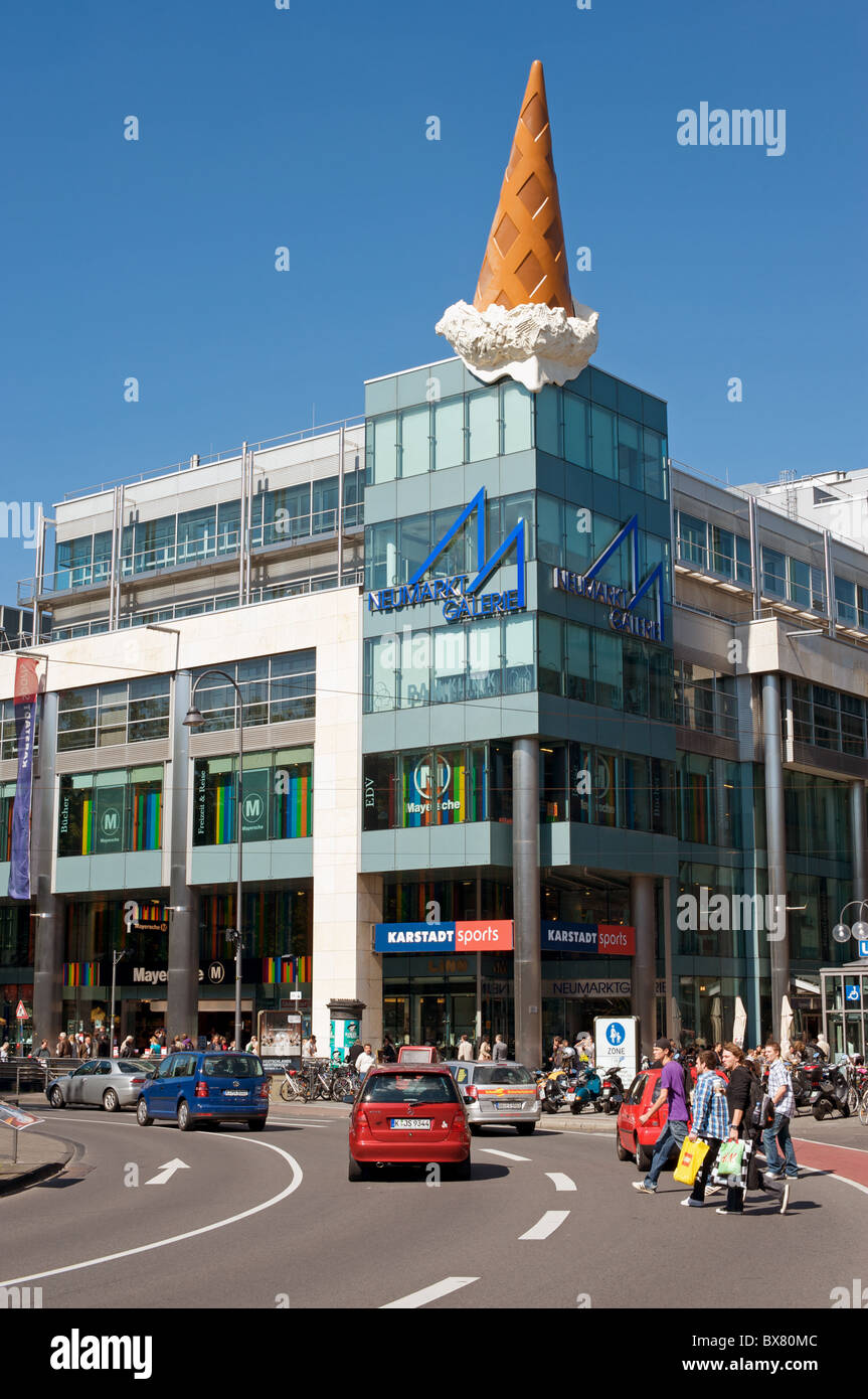 Shopping-Mall, Köln. Stockfoto