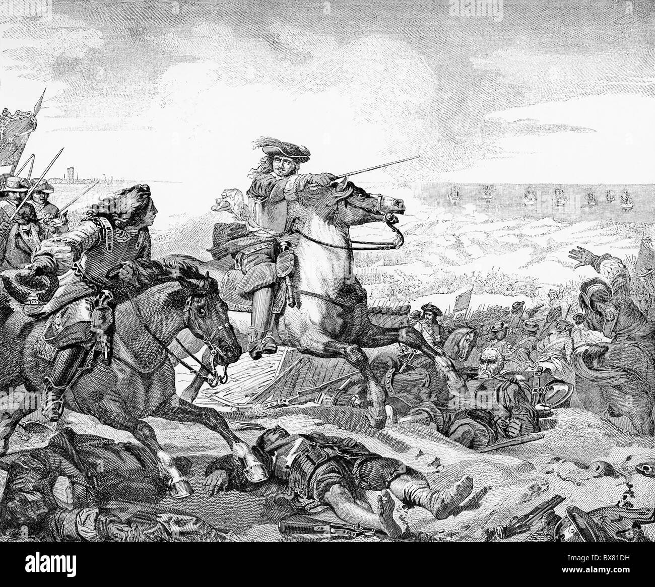 Gilt als eines der besten Generäle in der Geschichte Frankreichs, war Marschall Turenne einer der größten Marschälle von Louis XIV. Stockfoto