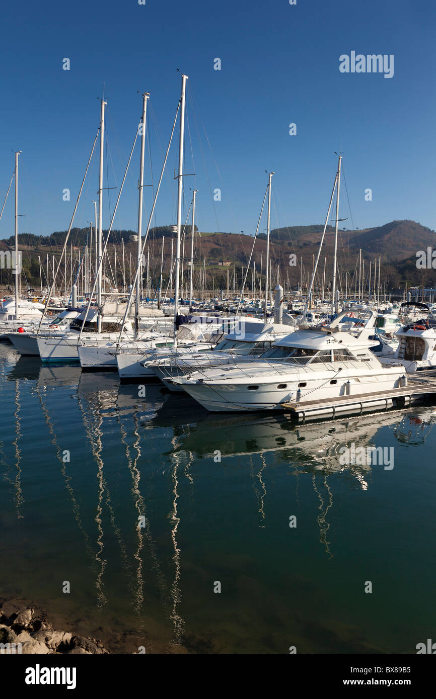 Hafen von Zumaia, Gipuzkoa, Spanien Stockfoto