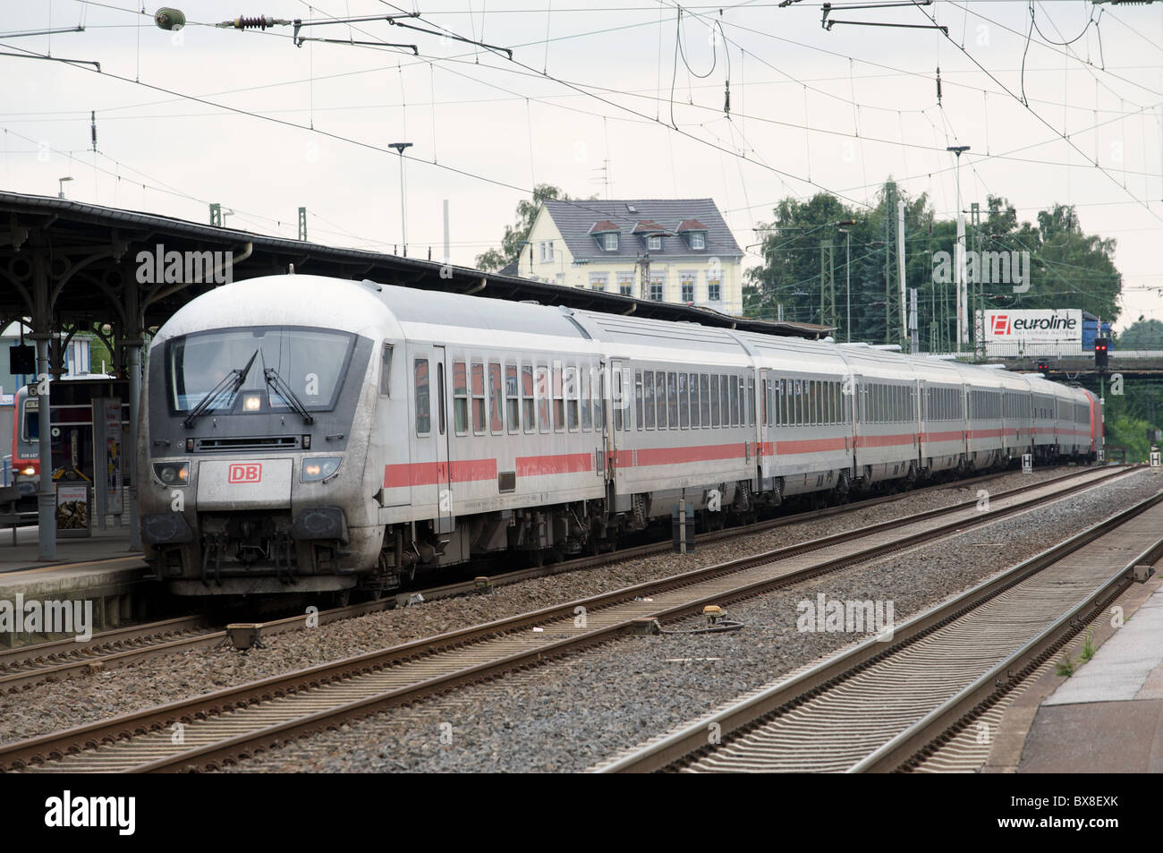 Personenzug, Solingen, Germany. Stockfoto