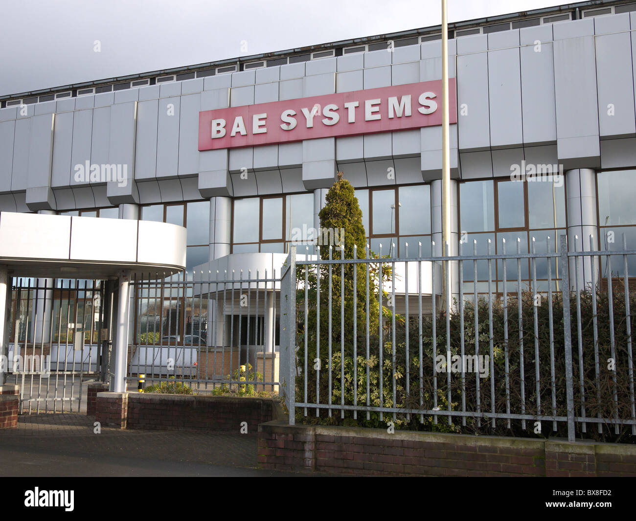 BAE Systeme, Chadderton, Oldham, Lancashire, England, Vereinigtes Königreich Stockfoto