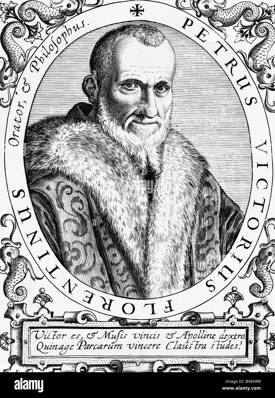 Vettori, Pietro, 1499 - 8.12.1585, italienischer Philosoph, Porträt, Kupferstich von Jean-Jacques Boissard, 17. Jahrhundert, Artist's Urheberrecht nicht gelöscht werden Stockfoto