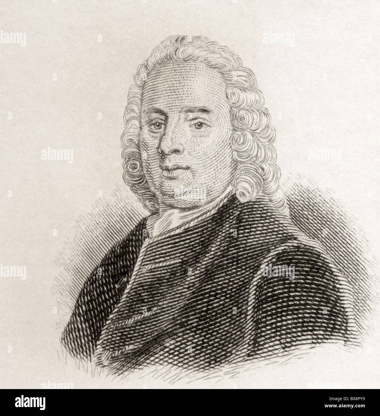Samuel Richardson, 1689 bis 1761. Englischer Schriftsteller und Drucker. Stockfoto