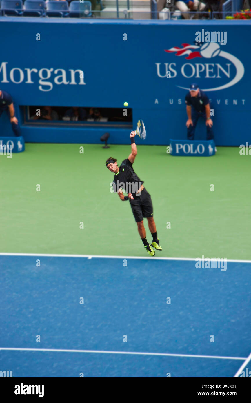 2010 US Open Tennis Finale NADAL Stockfoto
