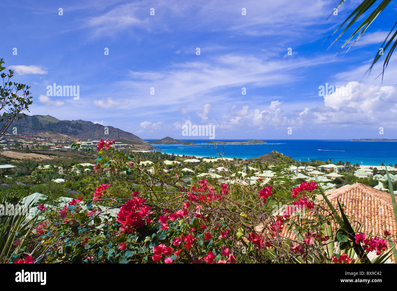 Orient Bay St. Martin St. Maarten Stockfoto