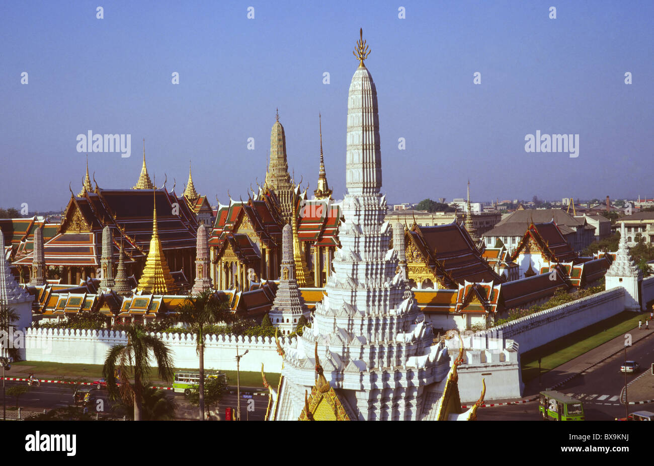 Bangkok, Tempelanlage Wat Phra Keo Stockfoto
