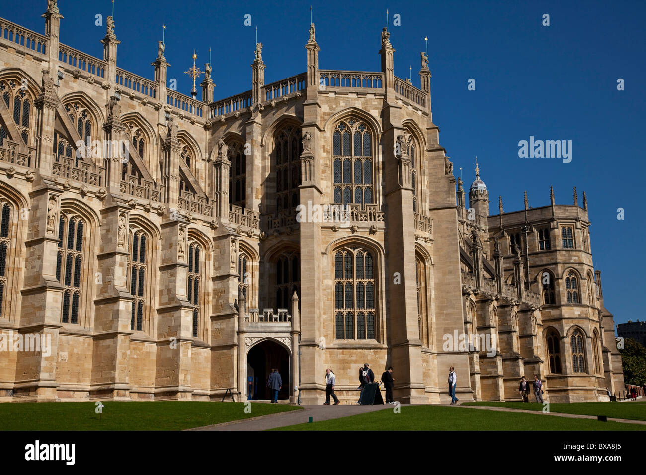 St.-Georgs Kapelle, Windsor Castle, Berkshire, England Stockfoto