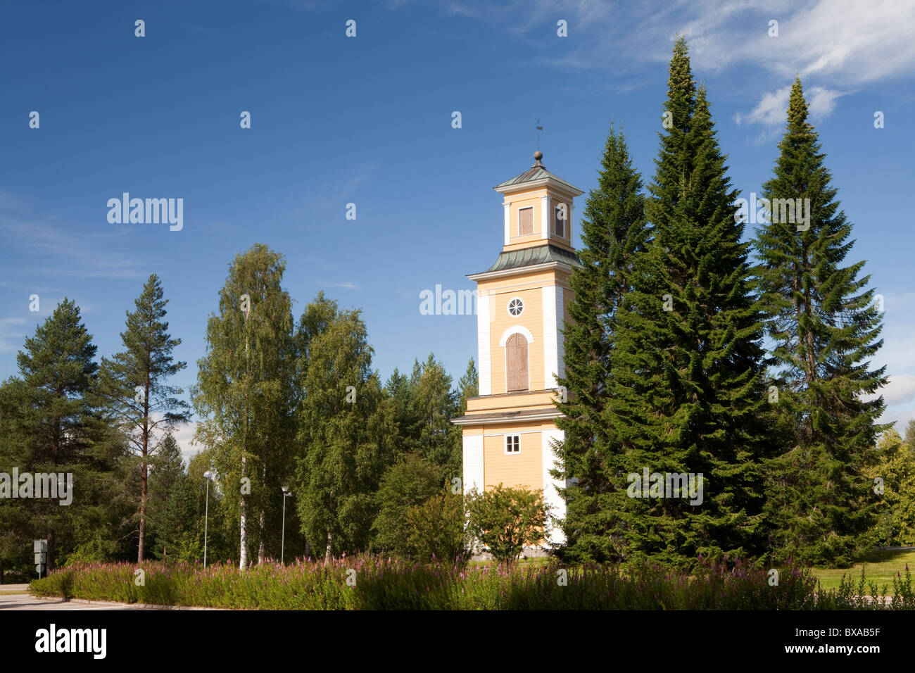 Kirche von Kuhmo, Finnland Stockfoto