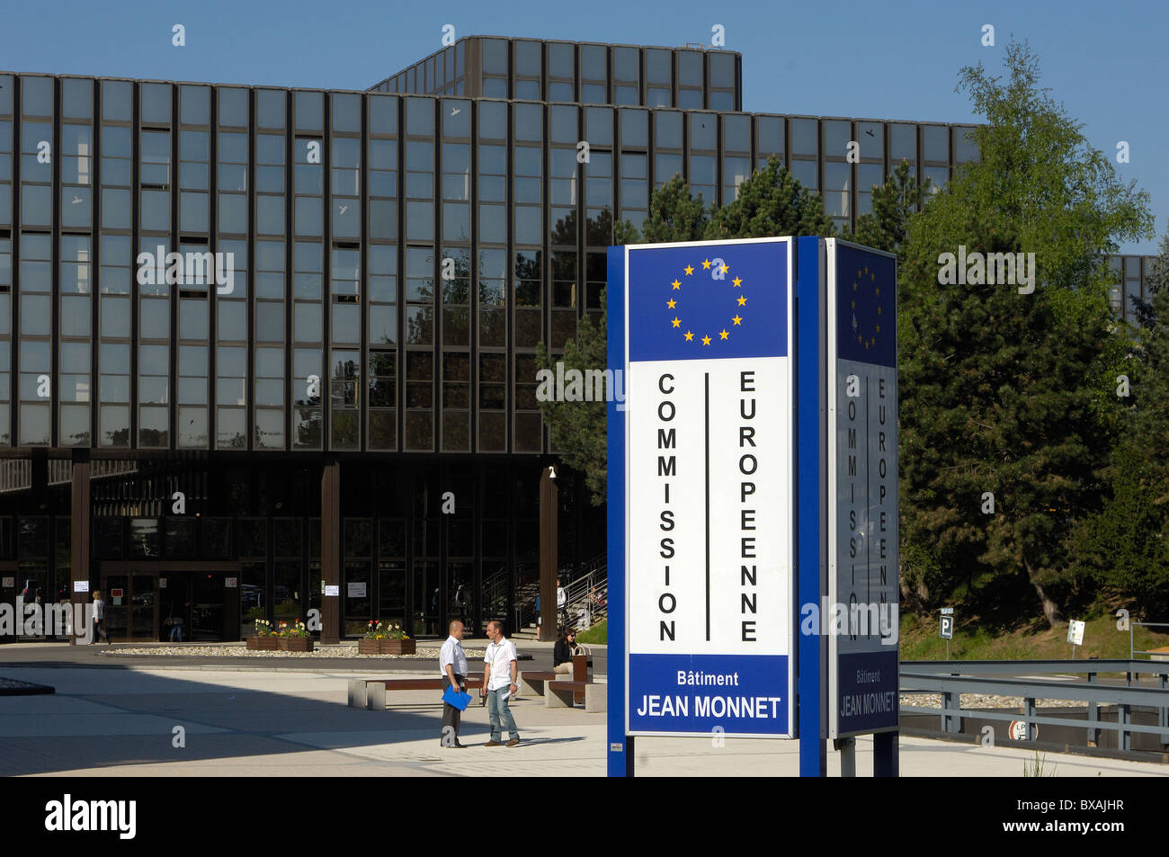 Der Hauptsitz der Europäischen Kommission, Luxemburg Stockfoto