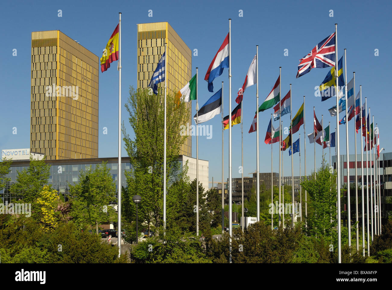 Europäischen Gerichtshof, Luxemburg Stockfoto