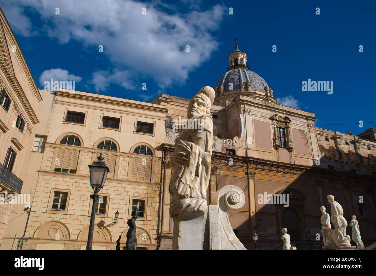 Piazza Pretoria quadratische Palermo Sizilien Italien Mitteleuropa Stockfoto