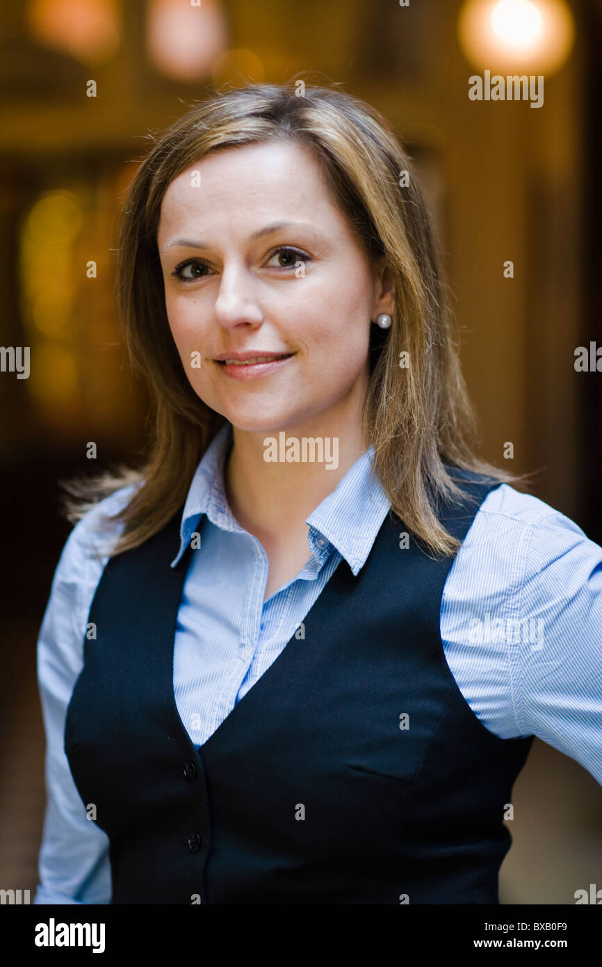 Porträt des mittleren Erwachsenenalter Geschäftsfrau Stockfoto