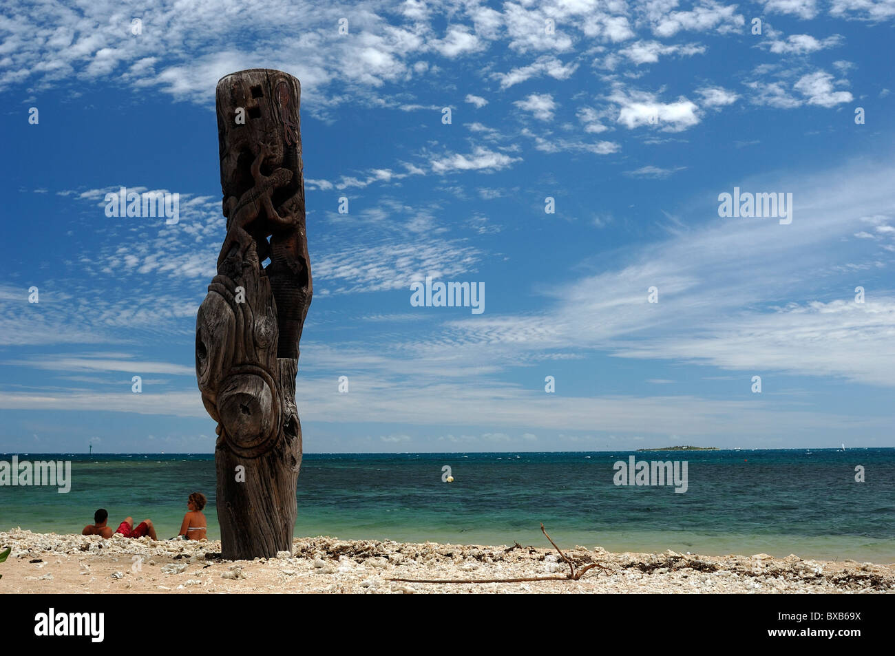 Ilot Canard (Canards) nur ab Nouméa Anse Vata, Neu-Kaledonien Stockfoto