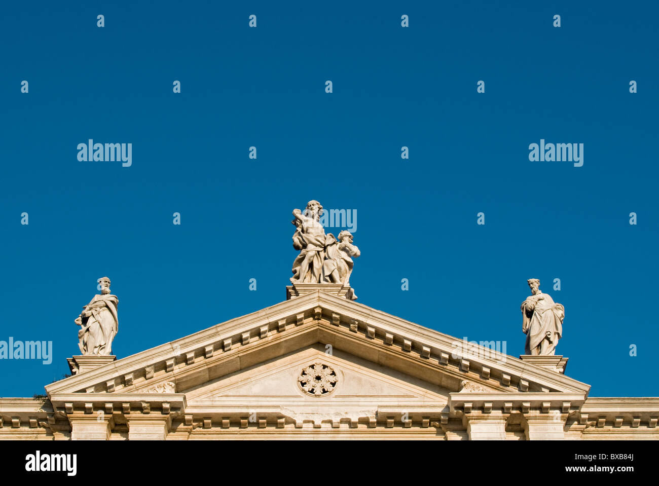 Statuen von Heiligen, San Toma Kirche San Tommaso Apostolo (Apostel Thomas), Venedig, Veneto, Italien Stockfoto
