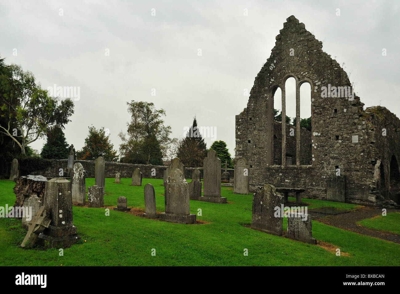 Heiliges Marys Abbey, Duleek, County Meath, Leinster, Irland Stockfoto