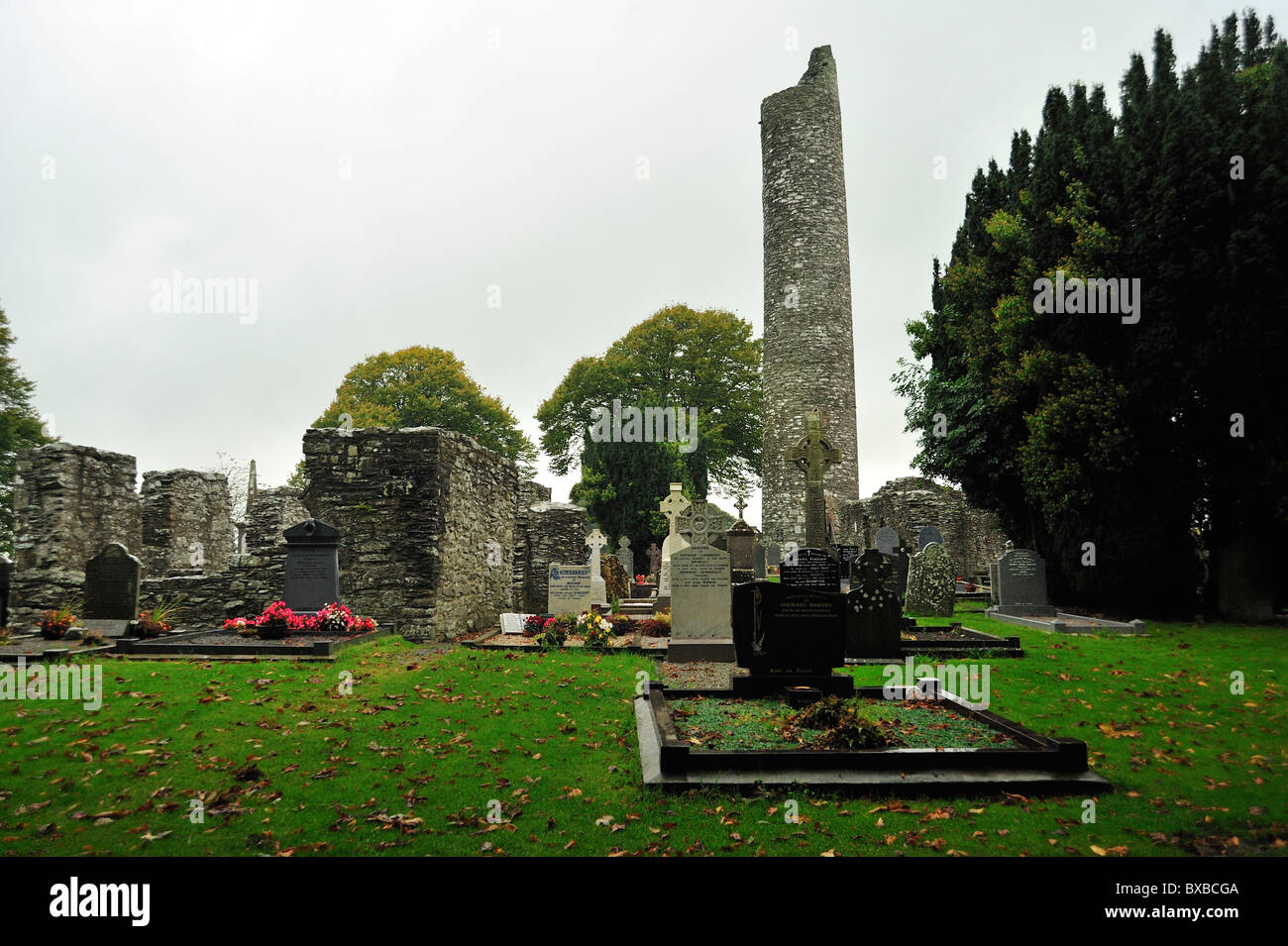 Monasterboice, County Louth, Leinster, Irland Stockfoto