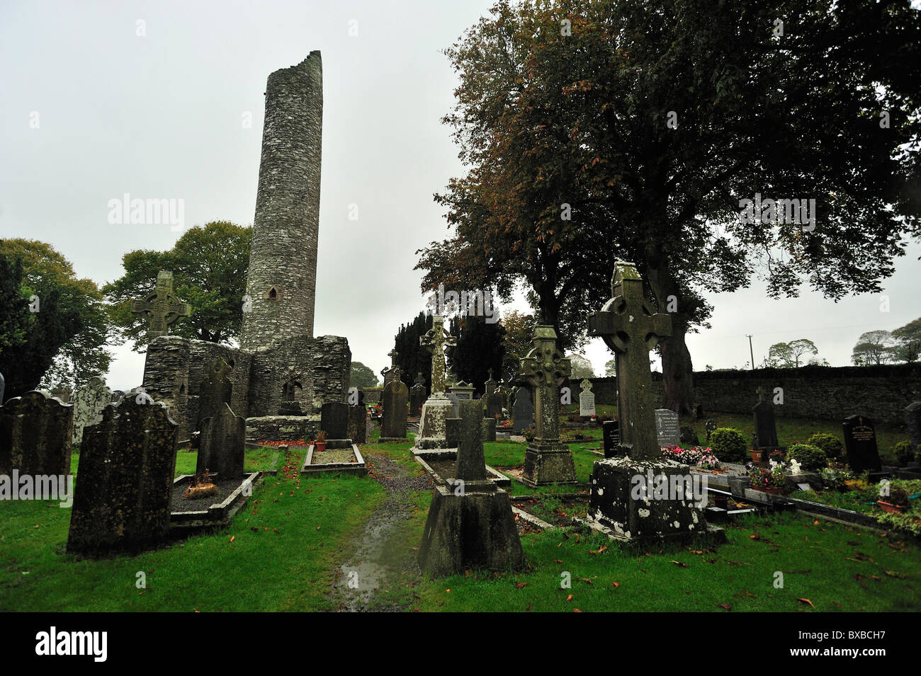 Monasterboice, County Louth, Leinster, Irland Stockfoto