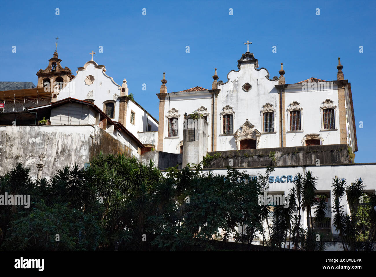 Igreja de Sao Francisco da gedacht und Igreja E Convento De Santo Antonio, Rio De Janeiro, Brasilien Stockfoto