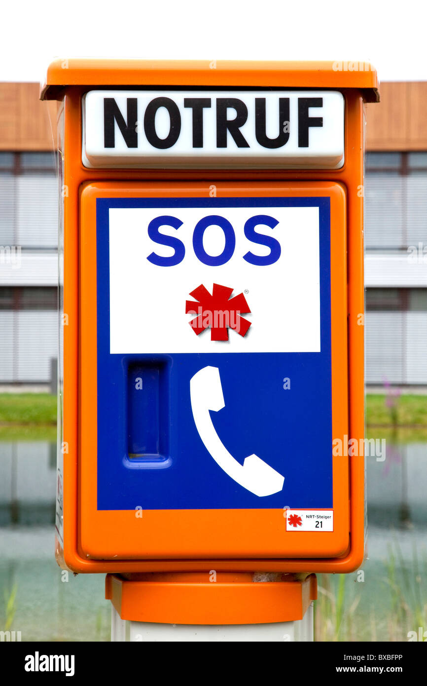 Notfall-Telefon Stockfoto