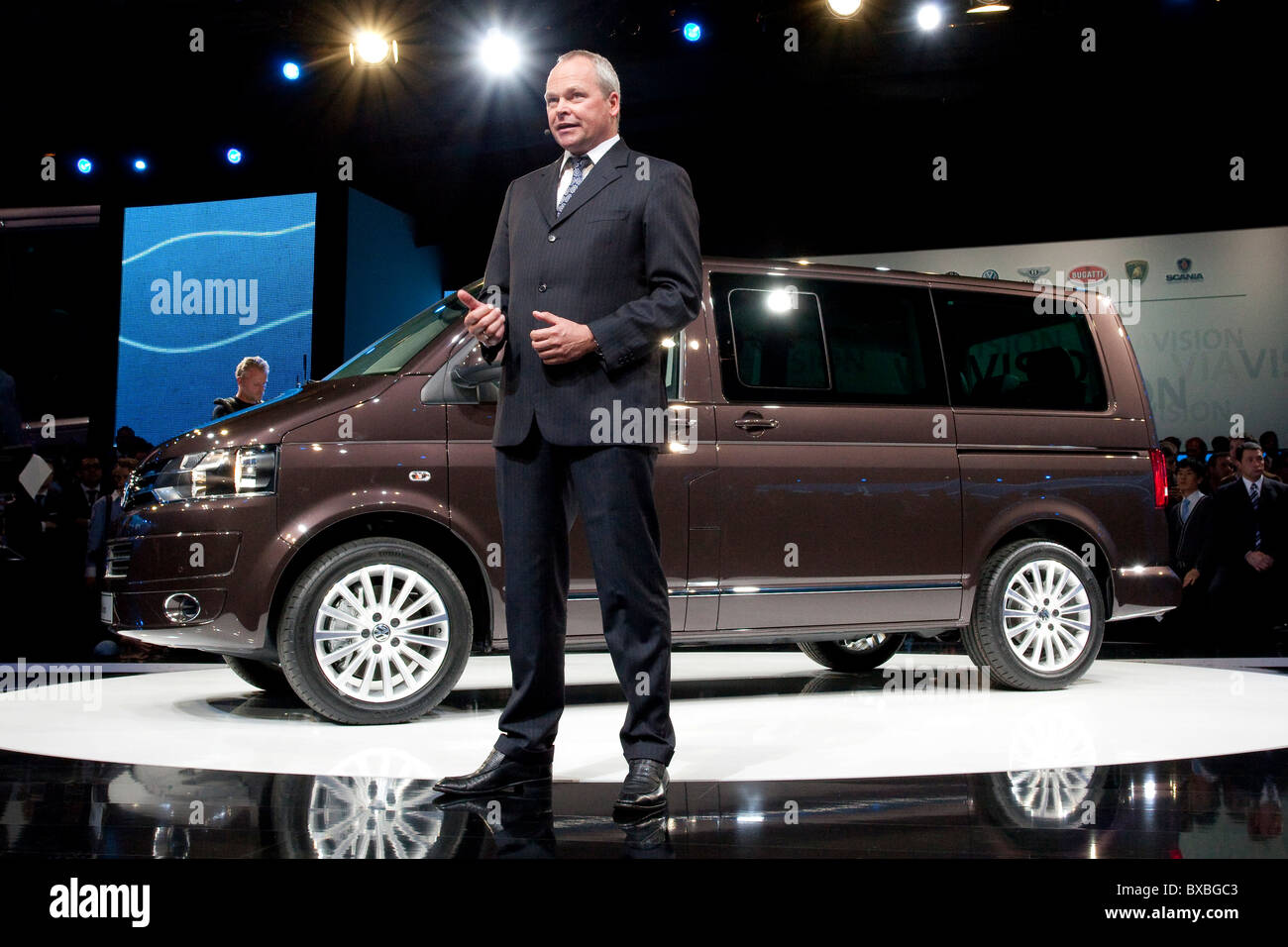 Stephan Schaller, Sprecher des Vorstands der Volkswagen Nutzfahrzeuge, Volkswagen AG, Einführung des neuen VW Stockfoto