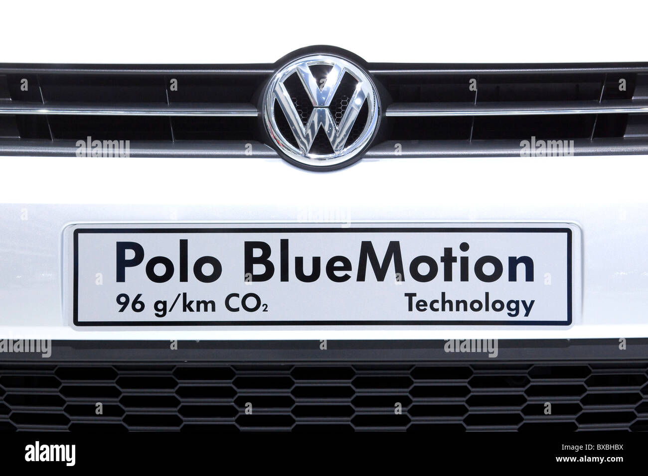 Volkswagen Polo Blue Motion auf der 63. Internationale Automobilausstellung Internationalen Automobilausstellung IAA 2009 in Frankfurt am Main, Hessen Stockfoto