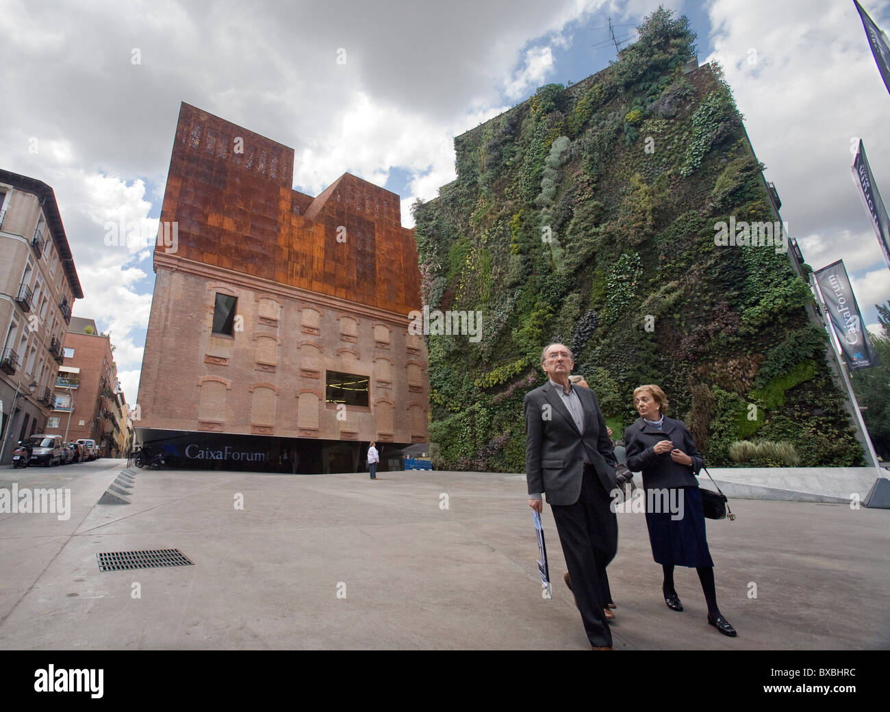 Caixa Forum, Madrid, Spanien Stockfoto