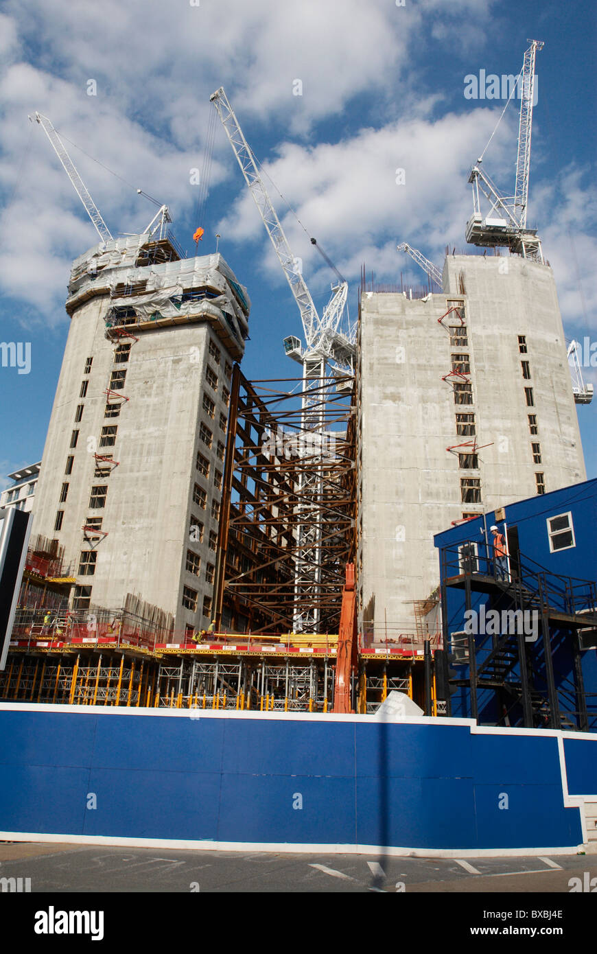 "Nido" Schüler Unterkunft Block im Bau Spitalfields City of London UK Stockfoto