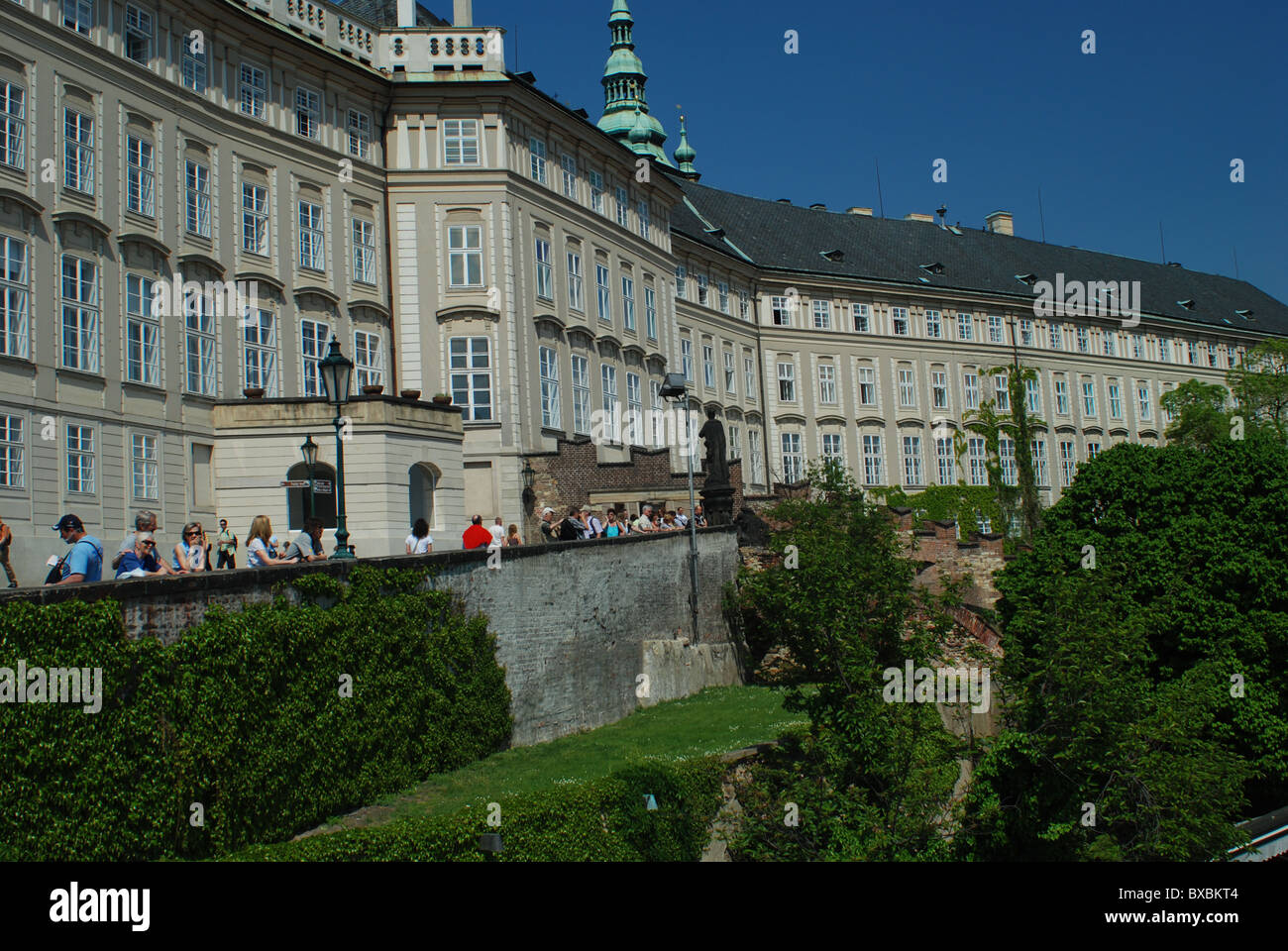 Prag, Sommer, blauer Himmel Stockfoto