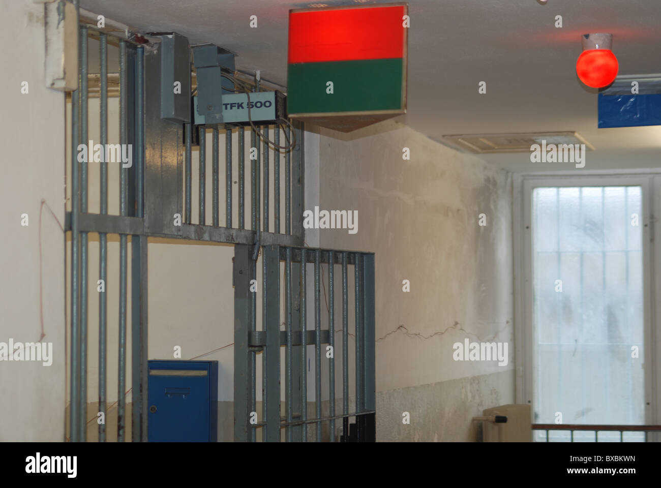 Das Stasi-Gefängnis in Berlin Stockfoto