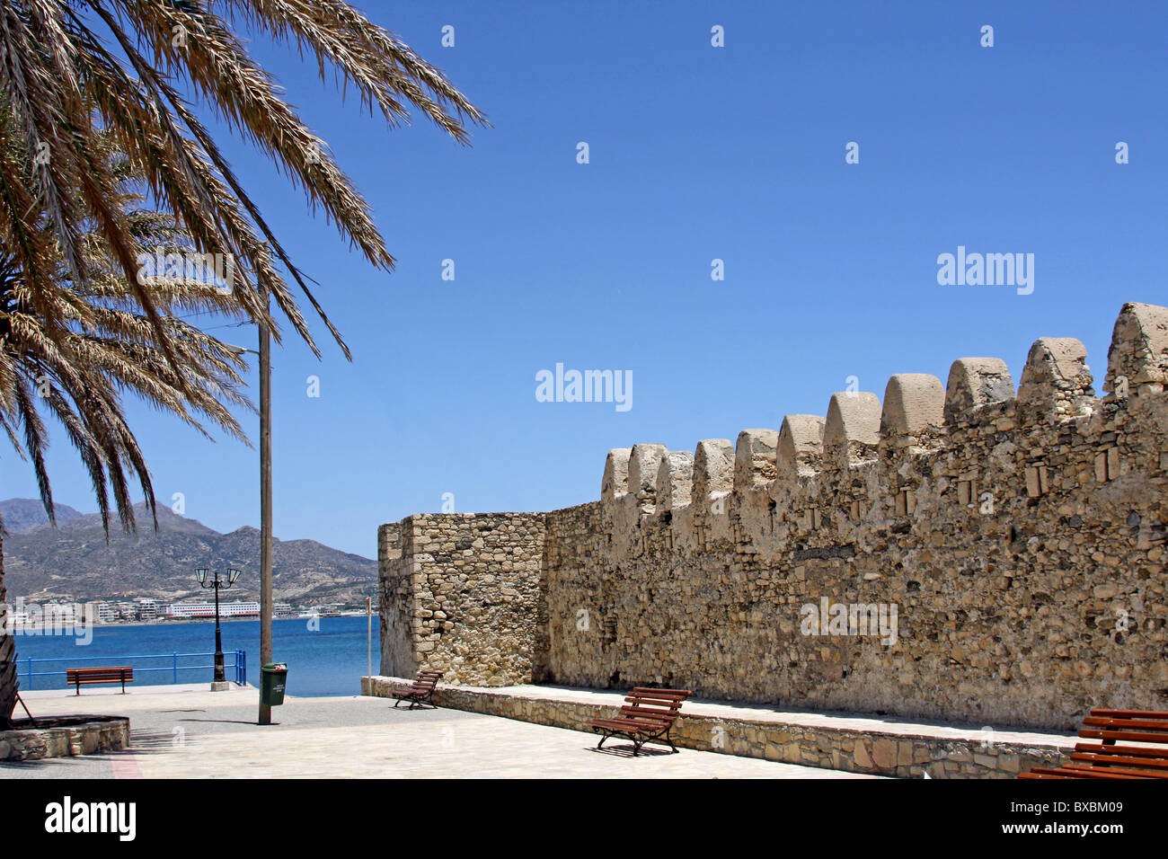 Festung von Kales, venezianische Festung, Ierapetra, Kreta, Griechenland, Europa Stockfoto