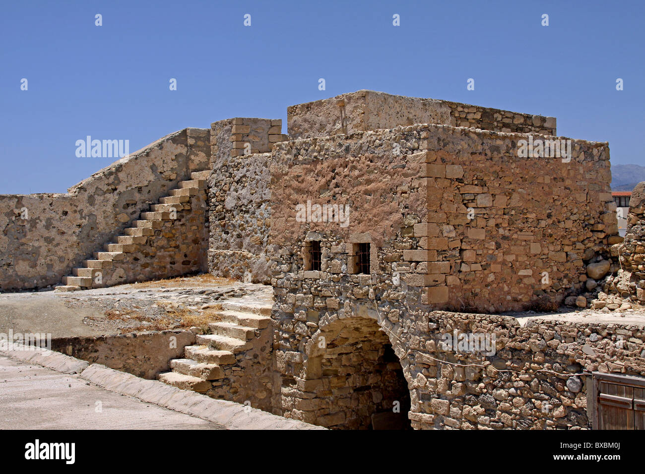 Festung von Kales, venezianische Festung, Ierapetra, Kreta, Griechenland, Europa Stockfoto